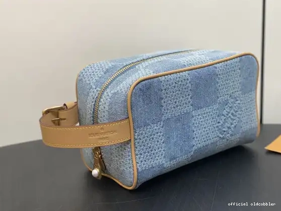 Official oldcobbler DOPP bag-23*13*12CM KIT VUITTON LOCKER LOUIS 0707